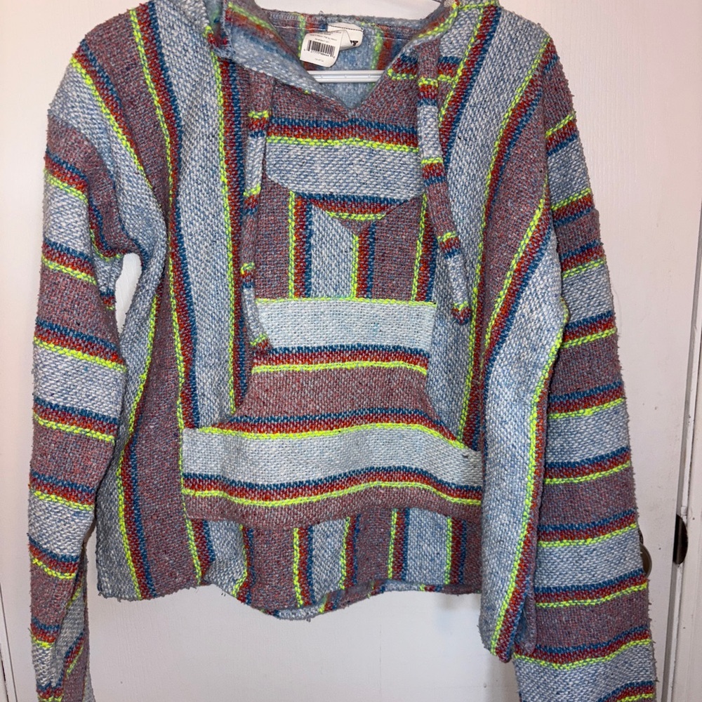 Colorful Striped Hoodie